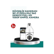 360 Panoramik Görüntüleme Sunan Ampul Tipi Güvenlik Kamerası