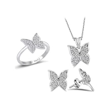 Kuyumcudukkani Kelebek Sembollu Mini Set -24038-w-w 12 Beyaz