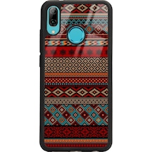 Huawei P20 Lite Motif Tasarımlı Glossy Telefon Kılıfı Çok Renkli