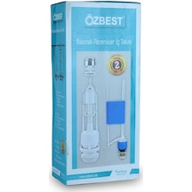 Özbest Rezervuar İç Takım Basmalı Beyaz