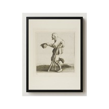 Klasik Sanat Quast Sadaka İsteyen Topal Dilenci Çerçevesiz Poster 21x30 Cm A4 Tablo Yağlı Boya