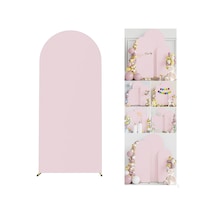 Doğum Günü Mezuniyet Töreni İçin Kemer Arka Kapak Dekoratif Yuvarlak Üst 65cmx150cm