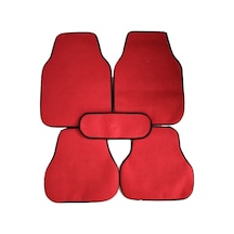 Chevrolet Avalanche Halı Oto Paspası 5 Parça Set Kırmızı