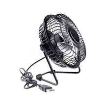 Usb Fan Usb Vantilatör Usb Mini Fan Masaüstü Taşınabilir Metal Pervane Mini Vantilatör