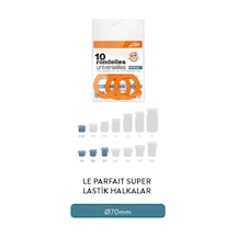 Super Kavanoz Contası Çap 70 Mm 10'lu Paket Çok Renkli