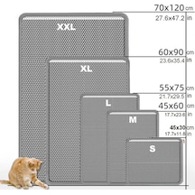Honeybeeshop Su Geçirmez Kedi Altlığı Gri Xxl 47 24x27 56 İnç Yıkanabilir Kokuya Dayanıklı Kaymaz Dev Boy Honeybeeshop Su Geçirmez Kedi Altlığı Gri Xxl 47 24x27 56 İnç Yıkanabilir Kokuya Dayanıklı Kaymaz Dev Boy