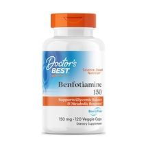 Benfotiamine 150 Mg With Benfopure, 120 Kapsül , Supports Glycemic Balance & Metabolic Response