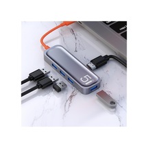 Tr15 Multi Fonksiyon 5 İn 1 Type-c Hub, Gri