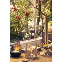 Pasabahce Snowy Tealight Mumluk Gold - 1 Adet Sarı