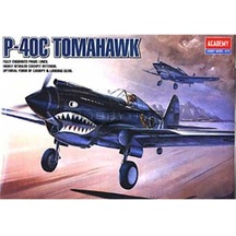 Academy 12280 1/48 Ölçek, P-40c Tomahawk Savaş Uçağı, Plastik Model Kiti-48836