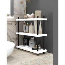 İnci Makyaj Ve Banyo Organizeri Düzenleyici, 40 Cm Beyaz