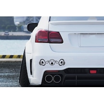 Yüksek Ses Hoparlor Resmi Sticker Araba Stickerı Yapıştırma