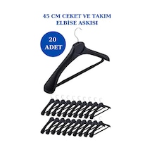 Ceket Elbise Askısı Plastik Yüksek Kalite Kıyafet Takım Askısı 20 Adet Diğer