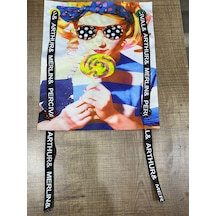 Boncuk İşleme Püsküllü Arma Dikiş Aksesuarı 28x23 Cm