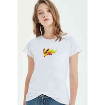 Pokemon Flareon Baskılı Beyaz Kadın Tshirt
