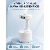 Anti Yerçekimi Su Damlası Hava Nemlendirici 800 Ml Ultrasonik Aroma Difüzör Sarı