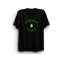 Avocado Lover Baskılı Tshirt SIYAH
