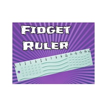 Alvera Dokunsal Fidget Cetveli 3d Baskı Kabartmalı Stres Ve Odaklanma Oyuncağı - Mint