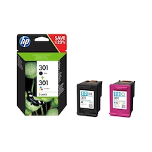 Hp 301 Mürekkep Kartuşu Siyah/üç Renkli 2'li Paket N9j72ae