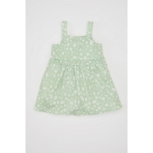 Defacto Kız Bebek Çiçekli Kolsuz Elbise C7167a524smgn1132
