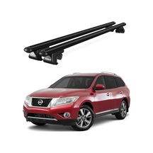 Venüs Nissan Pathfinder 2013-2020 Uyumlu Siyah Ara Atkı Port Bagaj Tavan Barı