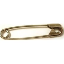 7 No 36 Adet Büyük Boy Çengel Iğne Çatal Iğne 7.5 Cm Uzun 36 Adet Altın