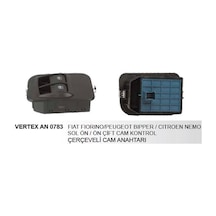 Anahtar Cam Açma Fıorıno/bıper Sol Çiftli Çerçeveli 25110 - An228 - An0783 1 Ad