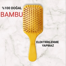 Büyük Boy Bambu Tarak Elektiklenmeye Karşı Bambu Diş Ve Bambu Gövde 001