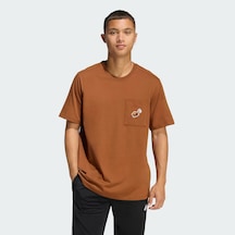 Adidas Lux Coffee Cafe Hoop Pocket Graphic Erkek Tişört C-adıkb4842e50a00 Kahverengi