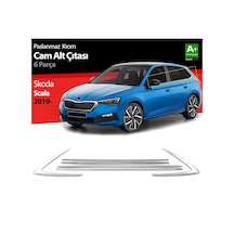 Skoda Scala Krom Cam Çıtası. Scala Krom Aksesuar. 6Prç 2020-