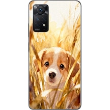 Redmi Note 11 Pro 4g Uyumlu Golden Köpek Baskılı Silikon Kılıf Renkli