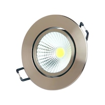 5W Krom Kasa Beyaz Işık Led Spot (2 Adet) 5W Krom Kasa Beyaz Işık Led Spot (2 Adet)