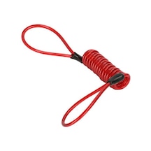 Kırmızı Disk Fren Kilidi Hatırlatma Kablosu 120cm Geri Çekilebilir Çelik Tel Parlak Renkli Mo Dağ Bisikleti Kilit & Alarm 56815666
