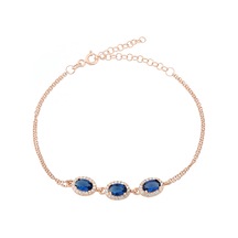 Glorria Gümüş Anturaj Oval Bileklik N11.12824