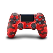 PS4 Uyumlu Kablosuz Kumanda - Kamuflaj Renk (Red)