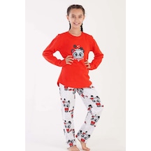 K303250 Vienetta Çocuk Pijama Kırmızı