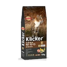 Klıcker Somonlu Yetişkin Kedi Kuru Maması 12 KG