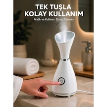 Zenvia Yüz Buhar Cihazı 80 Ml Su Hazneli Nano İyonik Znv2026