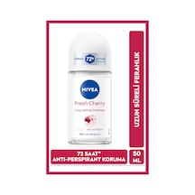 Kadın Roll-on Deodorant Fresh Cherry 50ml, 72 Saat Anti-perspirant Koruma, Uzun Süreli Ferahlık