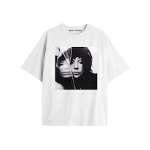 Kalic Studio Lady Gaga Unisex Oversize T-shirt Siyah Beyaz