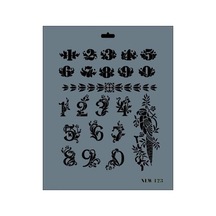Mey İthalat Rich New Seri N-123 Stencil 35x25 Cm