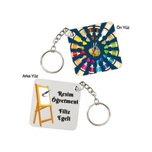 Resim Öğretmenine Öğretmenler Günü Hediyesi Isimli Anahtarlık (387297598)
