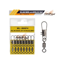 Portfish Bl-3004 Bilyalı Fırdöndülü Klips (521614870)