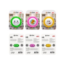10 Adet Papyatya Ledli Gece Lambası Gc-09 5570 Çok Renkli