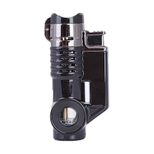 Parmida 3 Torch Pürmüz Siyah Puro Çakmağı - Tr9152