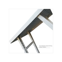 Büyük Kampçı Piknikçi Balıkçı Karavan Çadır Kumsal Masası Sehpası Beyaz