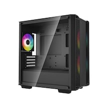 Deepcool CC360 ARGB Micro Atx Oyuncu Kasası Siyah