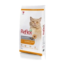 Reflex Tavuklu ve Pirinçli Yetişkin Kedi Maması 15 KG