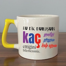 Bu Dik Duruşun Baskılı Kadınlar Günü Sarı Kulplu D Kupa