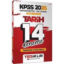 Yediiklim 2026 Kpss Ortaöğretim Ön Lisans Genel Kültür Tarih Tamamı Çözümlü 14 Deneme